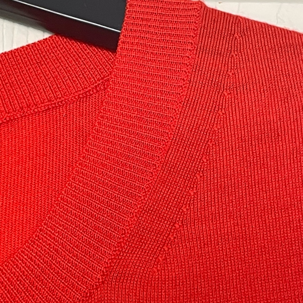 Balenciaga Sweater Dress Virgin Wool Valentine Red Mini - Picture 7 of 16